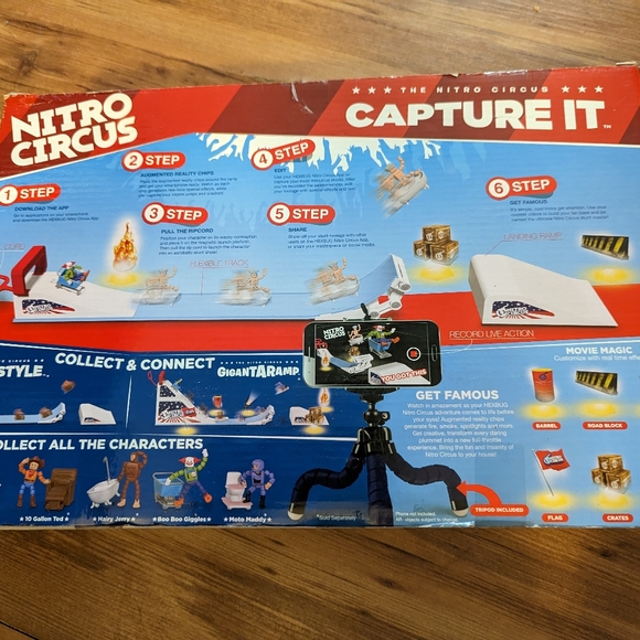 Hex Bug - Nitro Circus - Air Bound - Stunt Set - Clown - 2 characters included - Picture 2 of 6